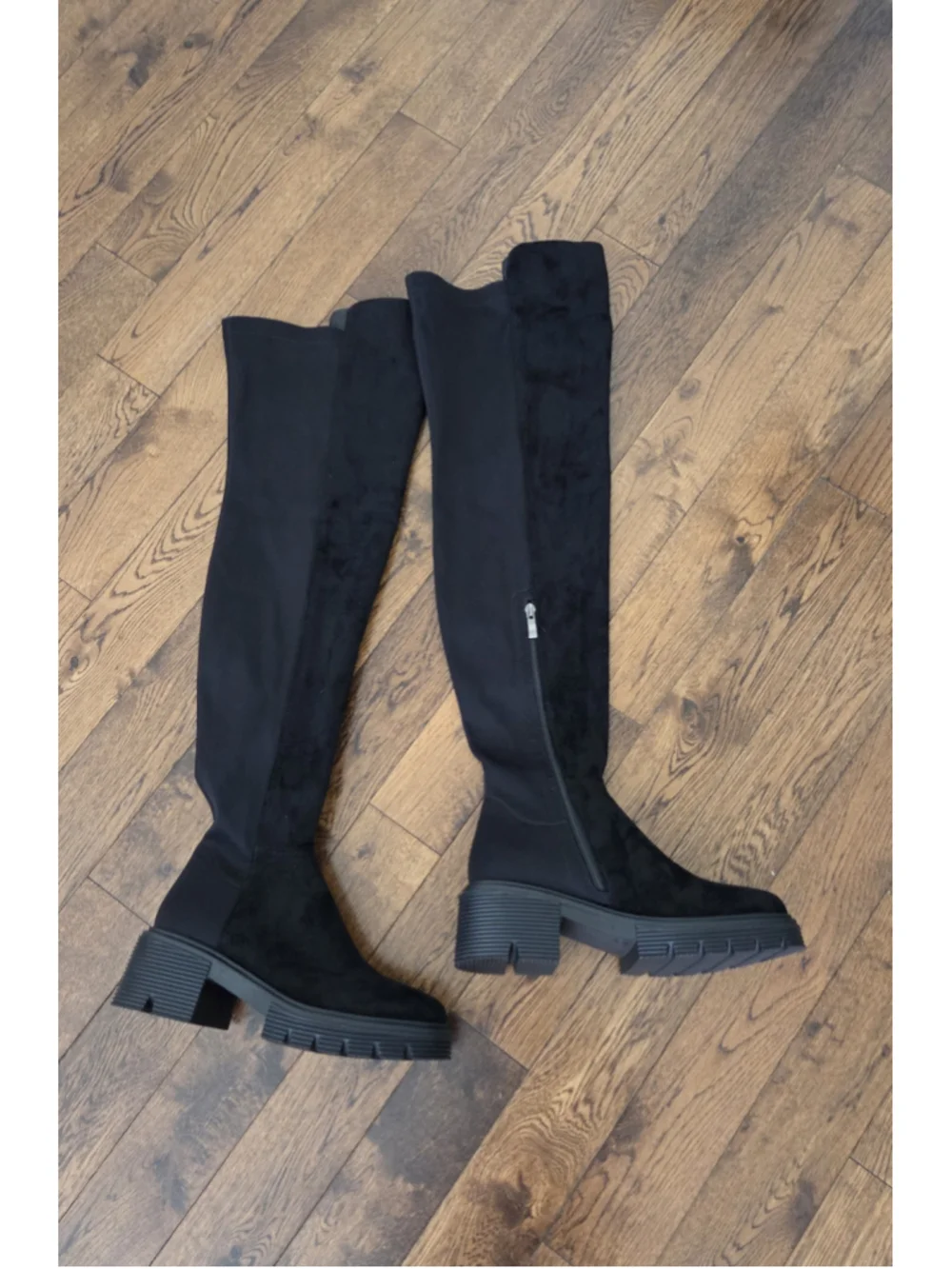 ErikenUrben Black Over the Knee Boots Womens Size 8.5